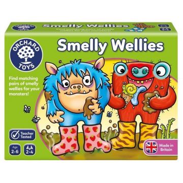 Joc educativ Cizmulitele de cauciuc Smelly Wellies