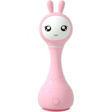 Jucarie interactiva Alilo Smarty Bunny - Iepuras, lb. romana/engleza, roz