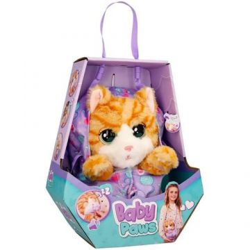 Jucarie interactiva Baby Paws - Pisica, 20 cm