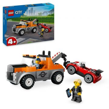 LEGO® City - Camioneta de tractare si masina sport 60435, 101 piese