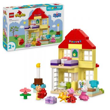 LEGO DUPLO: Purcelusa Peppa si casa aniversara