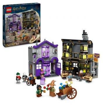 LEGO® Harry Potter™ - Magazinul de baghete Ollivander si magazinul de haine al lui Madam Malkin 76439, 744 piese