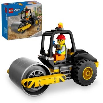 LEGO® LEGO® City - Cilindru compactor de santier 60401, 78 piese