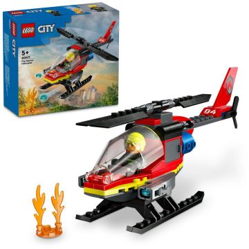 LEGO® LEGO® City - Elicopter de pompieri 60411, 85 piese