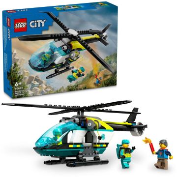 LEGO® LEGO® City - Elicopter de salvare de urgenta 60405, 226 piese