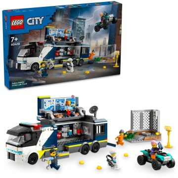 LEGO® LEGO® City - Laborator mobil de criminalistica 60418, 674 piese