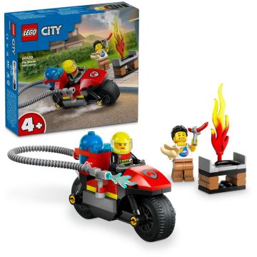 LEGO® LEGO® City - Motocicleta de pompieri 60410, 57 piese