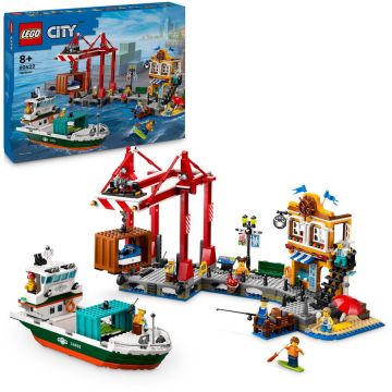 LEGO® LEGO® City - Port si nava de transport marfa 60422, 1226 piese