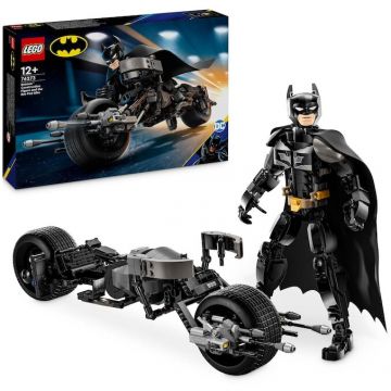 LEGO® LEGO® DC - Figurina de constructie Batman™ si motocicleta Bat-Pod 76273, 713 piese