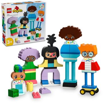 LEGO® LEGO® DUPLO® - Oameni construibili cu emotii mari 10423, 71 piese