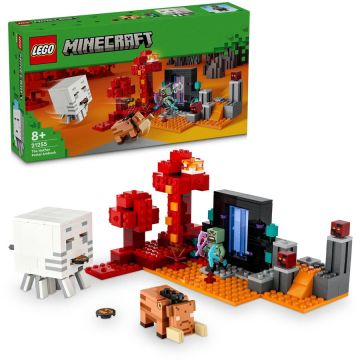 LEGO® LEGO® Minecraft® - Ambuscada in portalul nether 21255, 352 piese