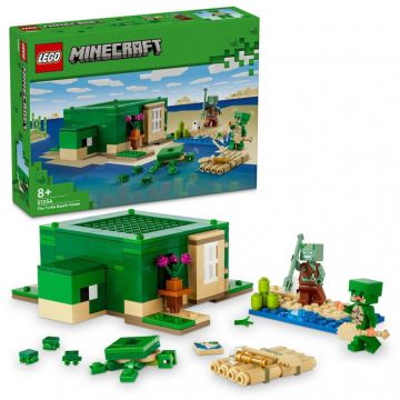 LEGO® LEGO® Minecraft® - Casa de pe plaja testoaselor 21254, 234 piese