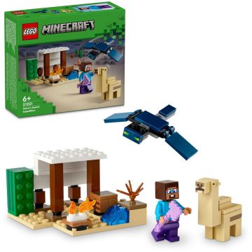 LEGO® LEGO® Minecraft® - Expeditia in desert a lui steve 21251, 75 piese