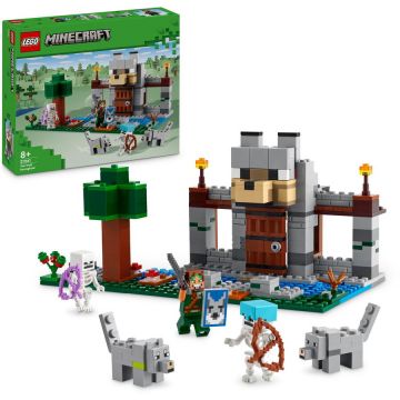 LEGO® LEGO® Minecraft® - Fortareata lupilor 21261, 312 piese