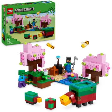 LEGO® LEGO® Minecraft® - Gradina cu ciresi infloriti 21260, 304 piese