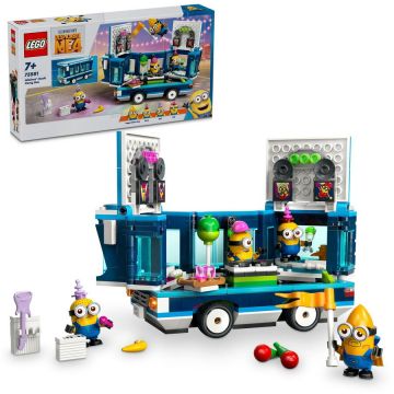 LEGO® LEGO® Minions - Despicable Me - Autobuzul de petrecere al minionilor 75581, 379 piese