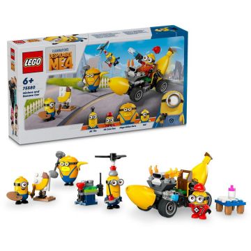 LEGO® LEGO® Minions - Despicable Me - Minionii si masina-banana 75580, 136 piese