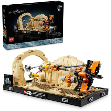 LEGO® LEGO® Star Wars™ - Diorama Cursa din Mos Espa 75380, 718 piese