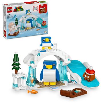 LEGO® LEGO® SUPER MARIO™ - Set de extindere - Aventura in zapada a familiei Penguin 71430, 228 piese