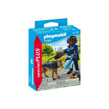 Playmobil PM71162 Figurina politist cu catel