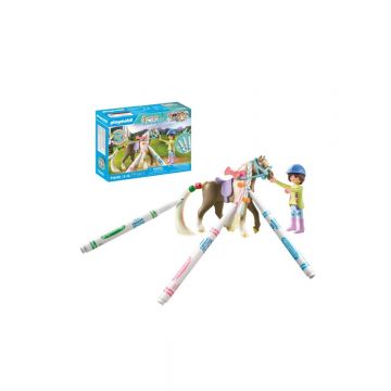 Playmobil PM71640 Cal cu Par si Creioane Crayola