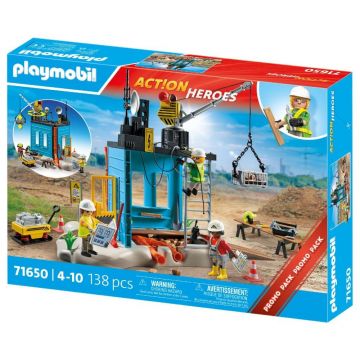 Playmobil PM71650 Promo Pack Santier de Constructii