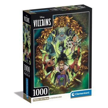 Puzzle 1000 piese Clementoni Disney Villans 39812