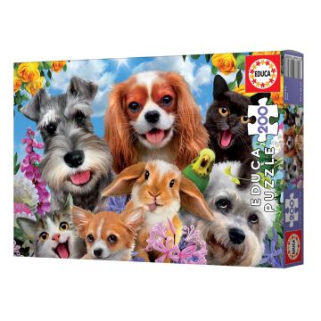 Puzzle 200 piese Educa Parada Catelusilor