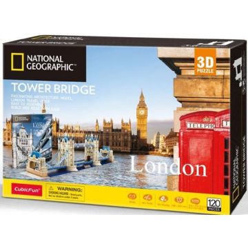 Puzzle 3D + Brosura. Tower Bridge