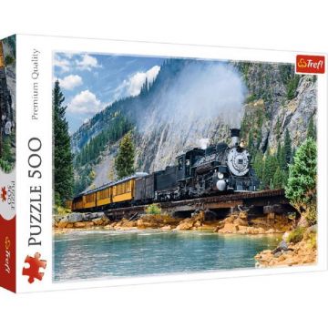 Puzzle 500. Tren prin munti