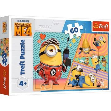 Puzzle 60: Despicable Me 4. Minionii Fericiti