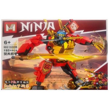 Set de constructie Ninjago 4 in 1, Robot Ninja 185 piese