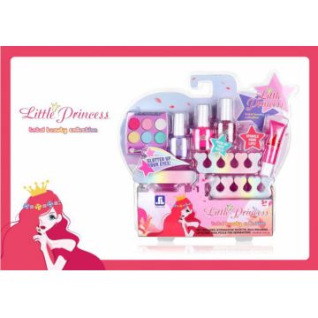 Set de machiaj si manichiura unghii, Little Princess Total Beauty Collection cu 8 piese