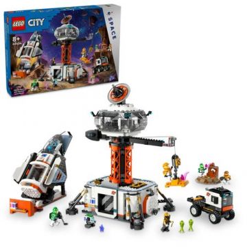 LEGO® City - Baza spatiala si platforma de lansare a rachetei 60434, 1422 piese