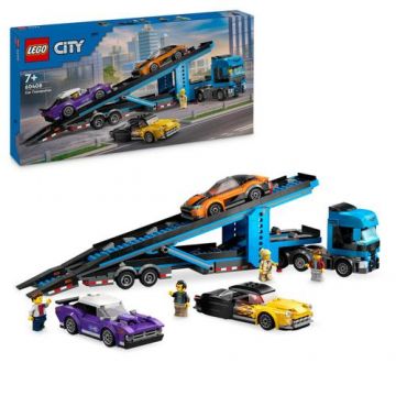 LEGO® City - Camion transportor de masini sport 60408, 998 piese