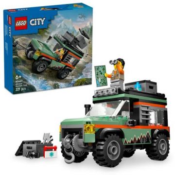 LEGO® City - Camioneta 4x4 off-road 60447, 221 piese