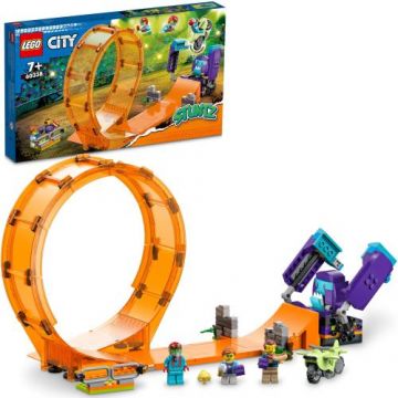 LEGO® City - Cascadorie zdrobitoare in bucla 60338, 226 piese