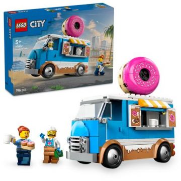 LEGO® City - Furgoneta de gogosi 60452, 196 piese