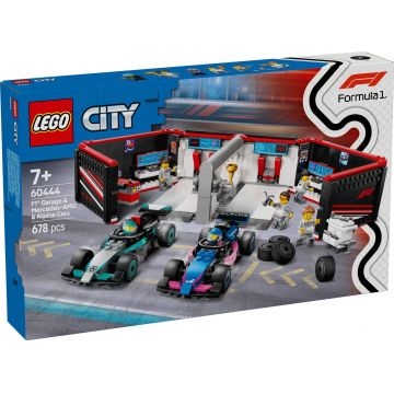 LEGO® City - Garaj F1 cu masini Mercedes-AMG si Alpine (60444)