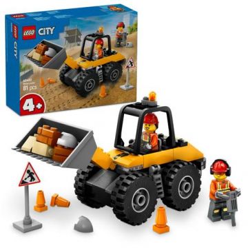 LEGO® City - Incarcator pe roti galben pentru constructii 60450, 81 piese