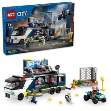 LEGO® City - Laborator mobil de criminalistica 60418, 674 piese