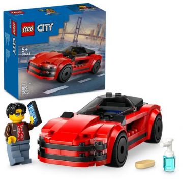 LEGO® City - Masina sport rosie 60448, 109 piese