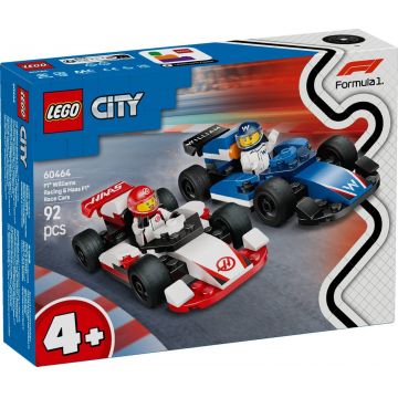 LEGO® City - Masini de curse F1 Williams Racing si Haas F1 (60464)