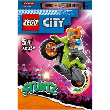 LEGO® City - Motocicleta de cascadorie cu urs 60356, 10 piese