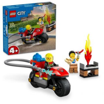 LEGO® City - Motocicleta de pompieri 60410, 57 piese