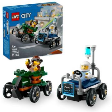 LEGO® City - Pachet de curse Avion vs. pat de spital 60459, 70 piese