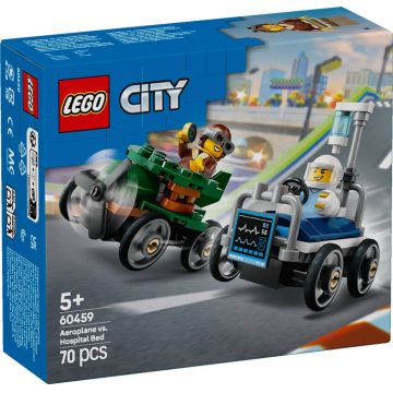 LEGO® City - Pachet de curse Avion vs. pat de spital (60459)