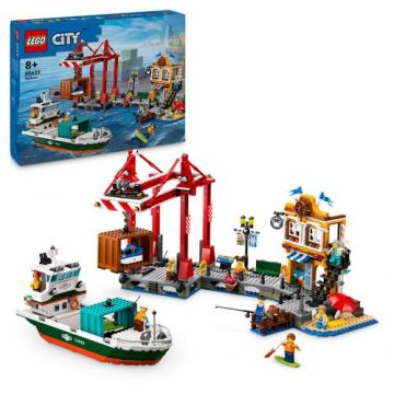 LEGO® City - Port si nava de transport marfa 60422, 1226 piese