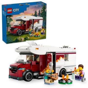 LEGO® City - Rulota pentru aventuri de vacanta 60454, 385 piese