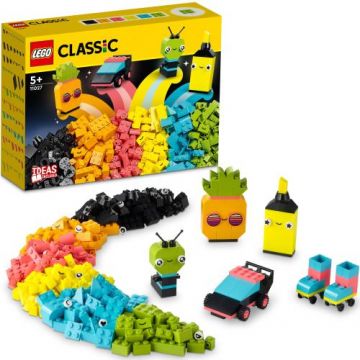 LEGO® Classic - Distractie creativa cu neoane 11027, 333 piese